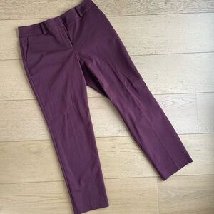 Ann Taylor Burgundy Trousers